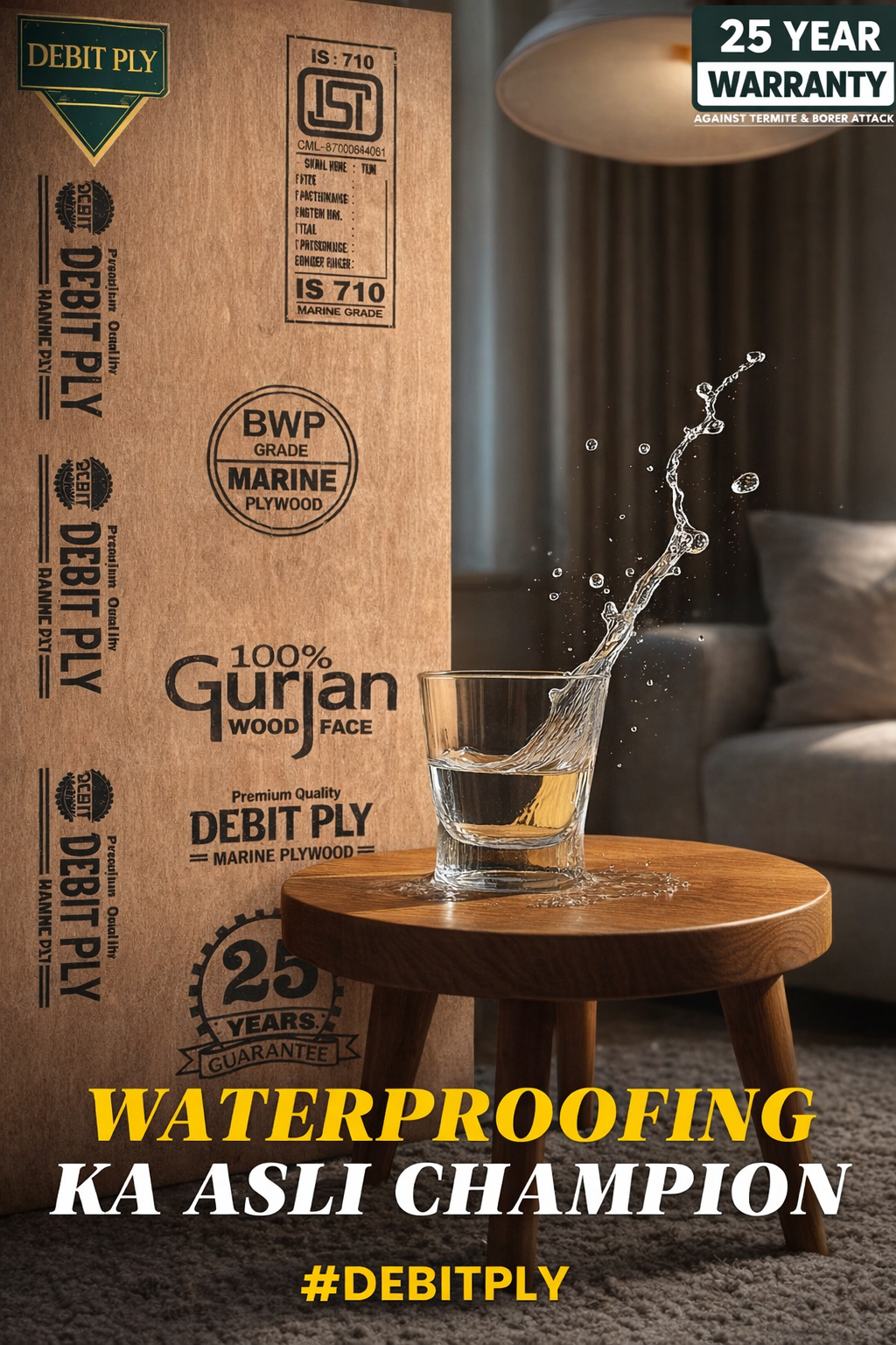 Waterproofing ka Asli Champion